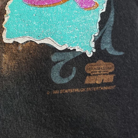 Vintage Reba McEntire Concert Tee 90s Black L Single Stitch - Picture 3 of 8